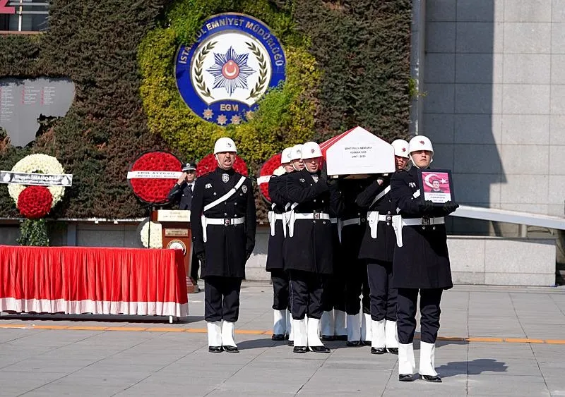 Şehit polis memuru Furkan Bor için tören düzenlendi-3