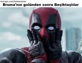 İşte Beşiktaş-G.Saray derbisi caps'leri