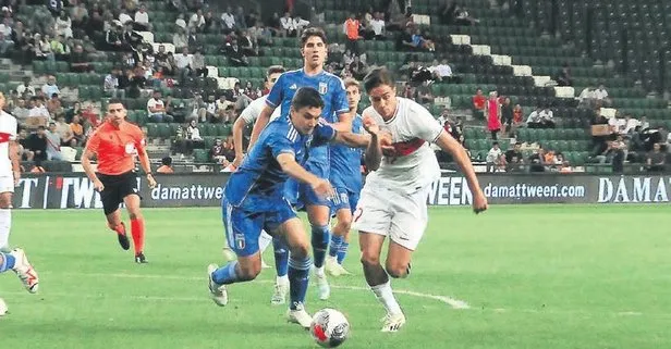 Ümit Milliler, İtalya'ya 2-0 mağlup oldu!