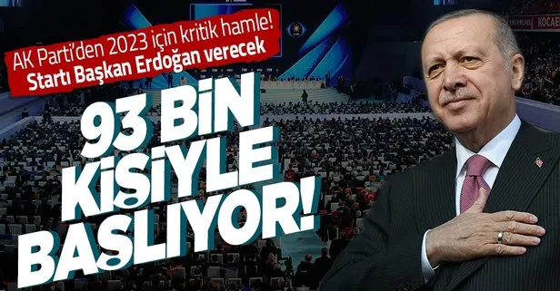 AK Parti’den 2023 için kritik hamle! 93 bin kişilik Teşkilat Akademisi başlıyor: İlk dersi Başkan Erdoğan verecek