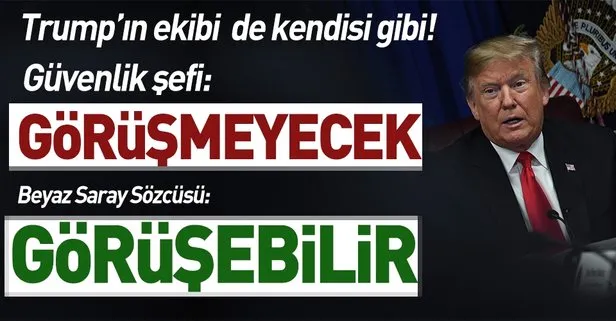 Trump'ın ekibi de kendisi gibi