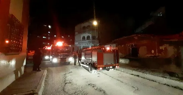 Çorum’da metruk binada yangın! Mahalleli sokağa döküldü