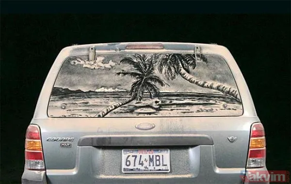 Kirli arabalardan sanat eserleri ortaya çıkarıyor - 8