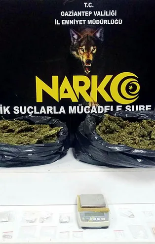 Gaziantep'te uyuşturucu operasyonu: 13 gözaltı