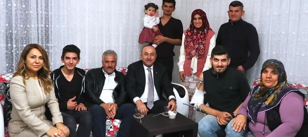 Bakan Çavuşoğlu'ndan El Bab gazisine ziyaret