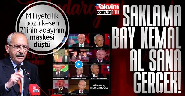 HDPKK ile kirli işbirliğini gizlemeye çalışan CHP’li Kemal Kılıçdaroğlu’na sosyal medyadan tepki yağdı: Al sana gerçek