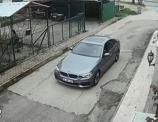 Lüks otomobiliyle gelip dahşet saçtı