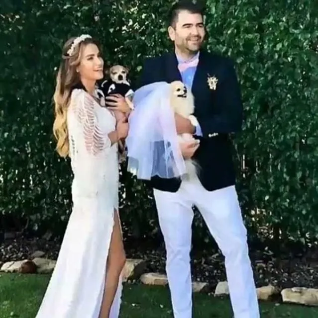 Ceyda Ateş ile Buğra Toplusoy evlendi - 2