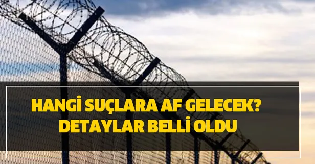 27 Ocak hangi suçlara af gelecek? Detaylar belli oldu