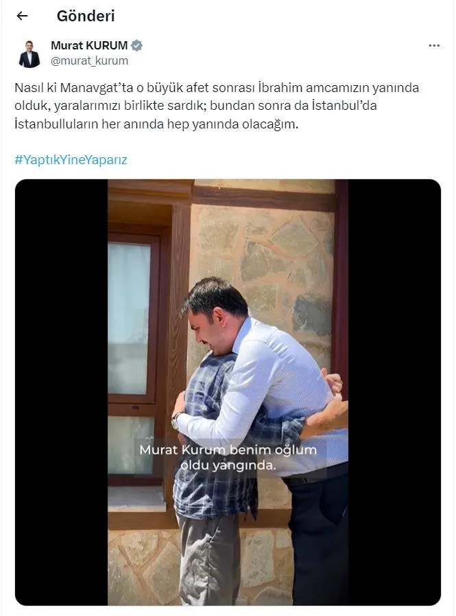 yangin-sonrasi-15-gunde-evi-teslim-edilen-manavgatli-ibrahim-amca-murat-kurumu-anlatti-benim-oglum-istanbulu-b-1709455108264.jpeg Murat Kurum'dan Ekrem İmamoğlu'na okkalı yanıt: Sen git ‘liderim’ dediğin genel başkanını arkasından hançerlemeye devam et-8