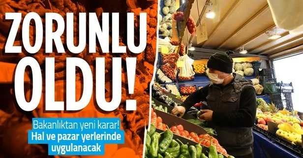 Bakanlık yeni yönetmeliği yayınladı! Toptancı halleri ve pazar yerleriyle ilgili ’sıfır atık’ kararı