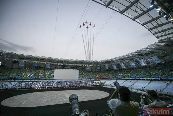 İşte sizler için derlediğimiz 5. İslami Dayanışma Oyunları'ndanki görsel şölenden kareler;