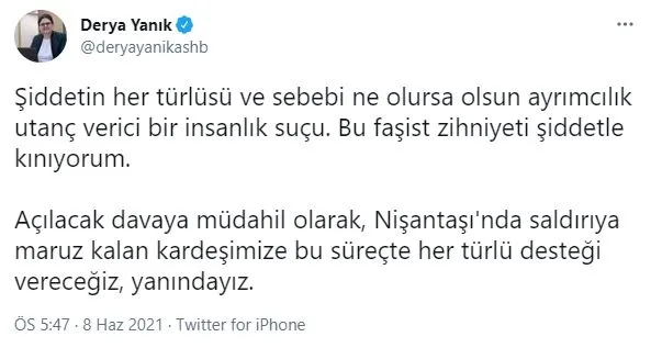 Nişantaşı'nda darbedilen akademisyen Neşe Nur Akkaya için Aile ve Sosyal Hizmetler Bakanlığı harekete geçti!-7