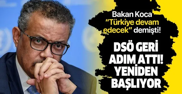 DSÖ’den flaş hidroksiklorokin açıklaması: Denemeler yeniden başlayacak