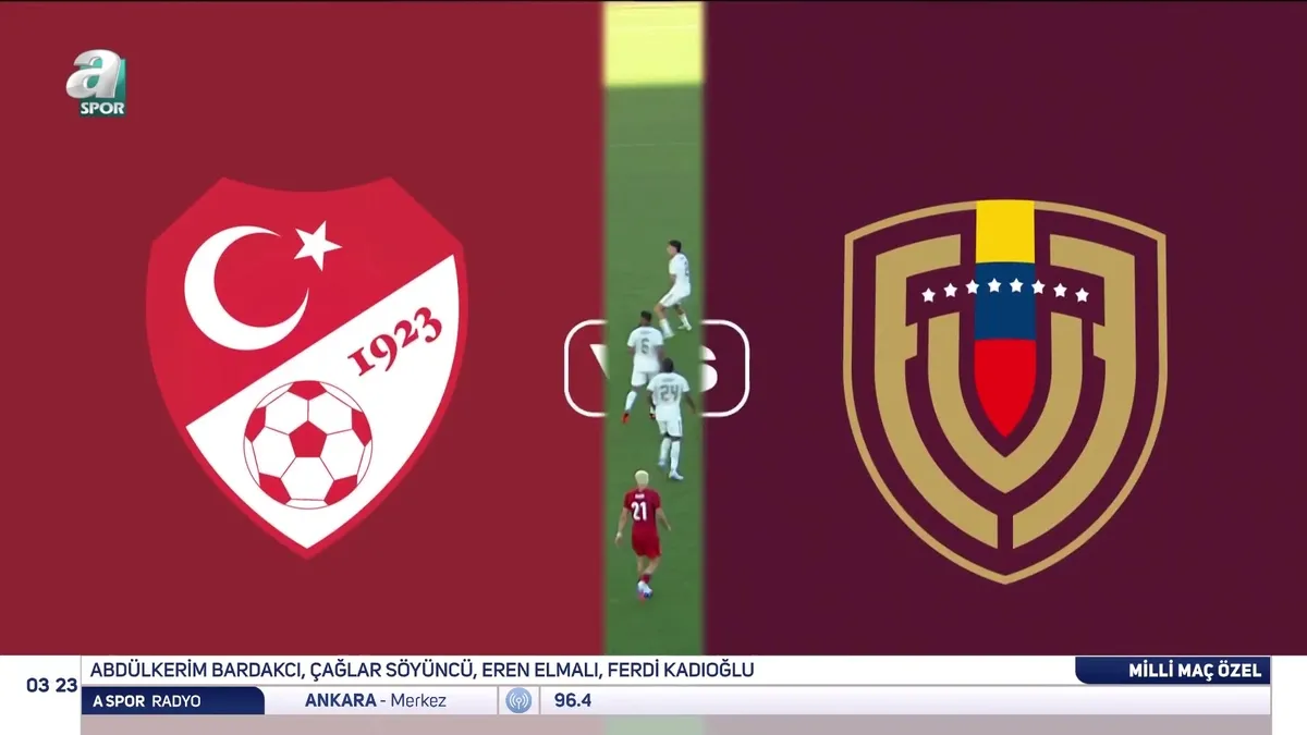 Venezuela 1-2 Türkiye | MAÇ ÖZETİ İZLE