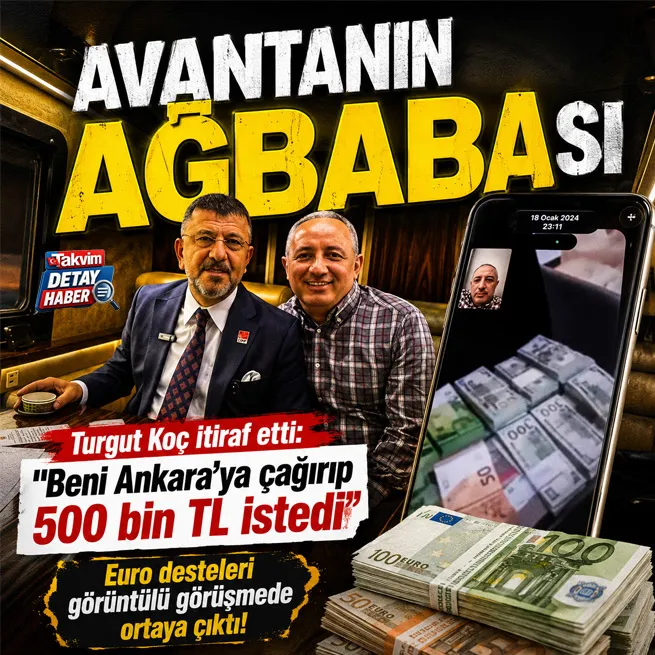 Veli Ağbaba soruşturmasında yeni gelişme | Turgut Koç itiraf etti: Beni Ankara’ya çağırıp 500 bin TL istedi