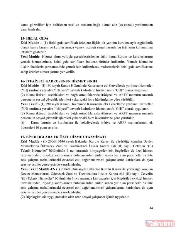 Sendikalar memur ve memur emeklisi için ne talep etti? Memur toplu sözleşme zammı yüzde kaç? İşte detaylar... - 37