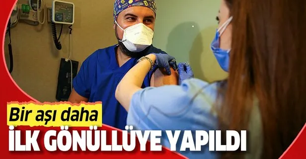 Çin’de geliştirilen koronavirüs aşısının Türkiye’de ilk uygulaması yapıldı