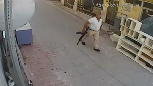 Konya’da dehşet saçan adamın görüntüleri çıktı! Cinayete çift silahla gitmiş