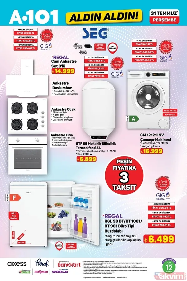 A101 7 Ağustos Perşembe kataloğu açıklandı! Bu hafta neler var? İşte tam ürün listesi ve fiyatlar - 8