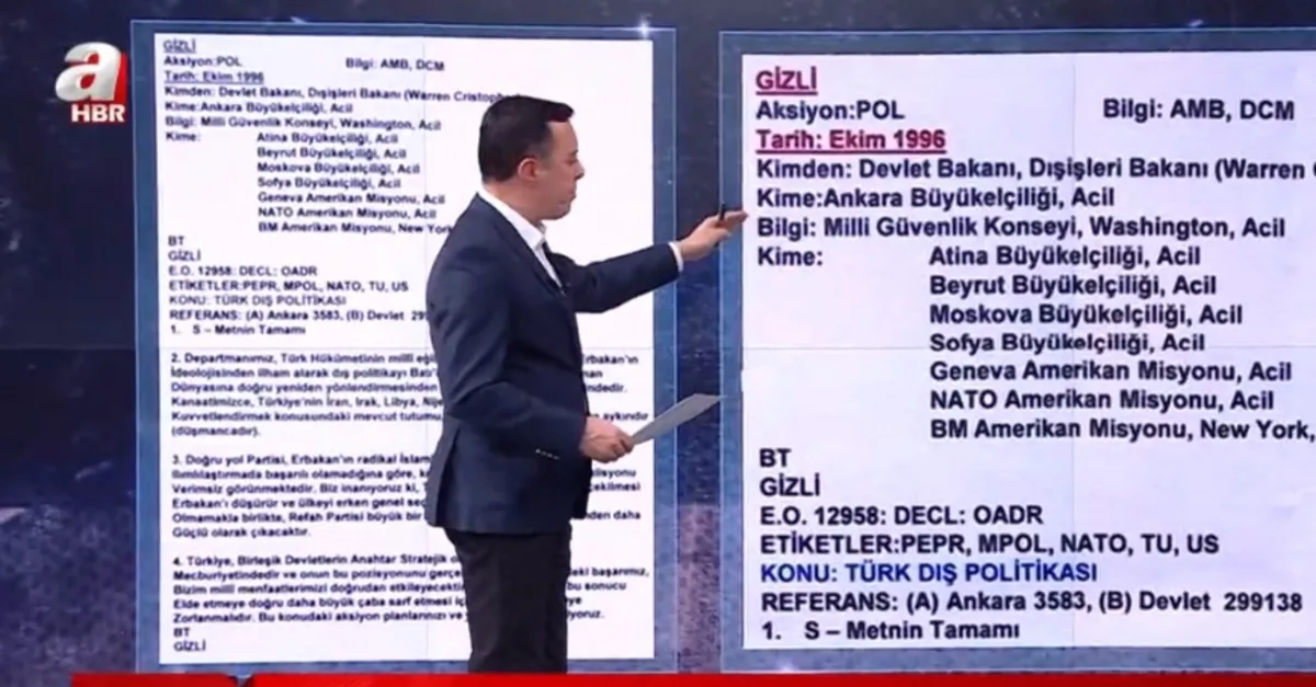 ABD'nin 28 Şubat darbesindeki rolü belgelerde