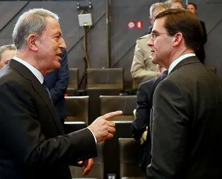 Son dakika: Milli Savunma Bakanı Hulusi Akar ABDli mevkidaşı ile görüştü