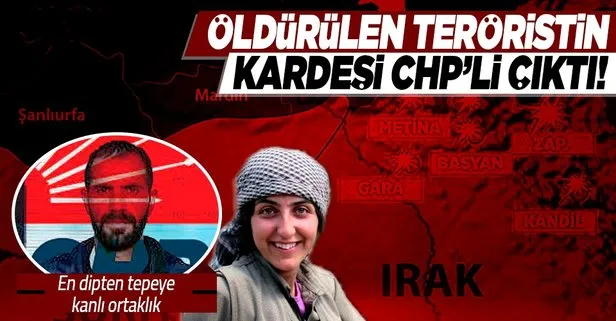 Terör örgütü PKK’nın sözde karargahı ele geçirildi! Öldürülen teröristin kardeşi CHP’li çıktı