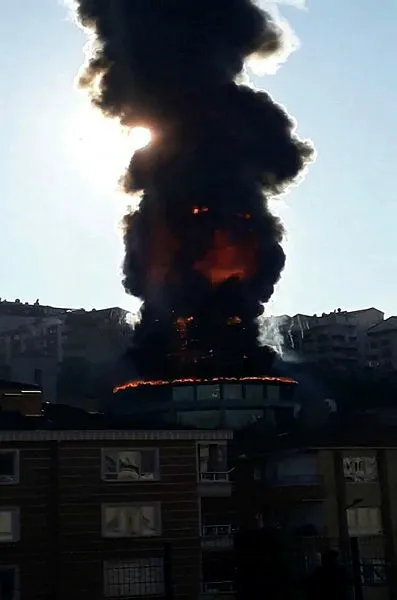 Ankara'da yangın!-1