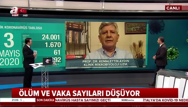 Prof. Dr. Kemalettin Aydın'dan A Haber'de flaş açıklamalar: Haziran ayında normalleşme başlayacak mı?