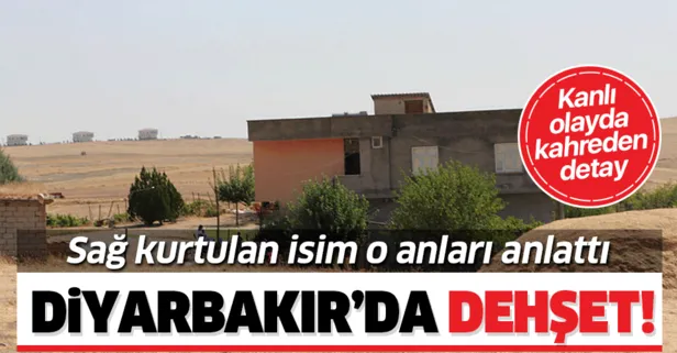 Diyarbakır’da korkunç olay! 6 kişi öldü, 9 kişi yaralandı