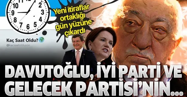 FETÖ hesabı @kacsaatolduson’un sahibinden yeni itiraflar: Davutoğlu, İYİ Parti ve Gelecek Partisi’nin paylaşımlarını ’rt’ talimatı verildi