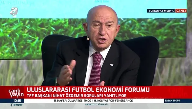 TFF Başkanı Nihat Özdemir'den yayın ihalesi açıklaması: ''Yeni bir firma ile...''