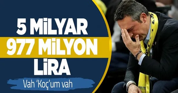 SON DAKİKA: Fenerbahçe’nin borcu açıklandı: 5 milyar 977 milyon TL