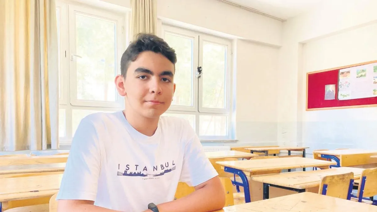 Depremden sağ kurtuldu LGS'de 1. oldu!