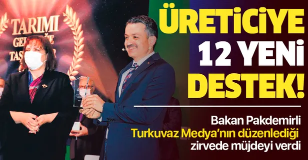 Tarım ve Orman Bakanı Bekir Pakdemirli açıkladı: Üreticiye 12 yeni destek