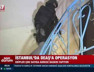 İstanbul’da DEAŞ operasyonu: Çok sayıda gözaltı var