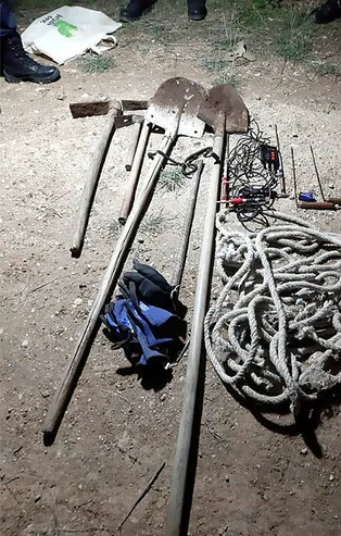 Manisa'da sit alanında kaçak kazıya suçüstü: 6 gözaltı