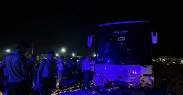 Diyarbakır’da feci kaza! Yolcu otobüsü kavşağa daldı: Yaralılar var....