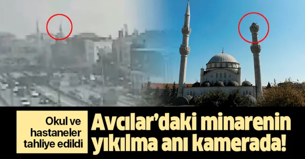 Son dakika: İstanbul'daki deprem! Avcılar'da caminin minaresi yıkıldı, okul ve hastaneler tahliye edildi