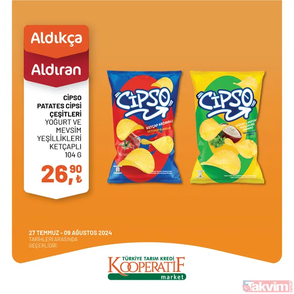 Tarım Kredi Market'te 60 üründe dev indirim! Katalogda yok yok! Taze Kaşar 249 TL, Siyah Zeytin 115 TL, Tuvalet Kağıdı 40'lı 209 TL... - 49