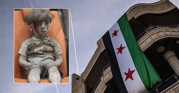 Suriye'de zafer günü etkinliklerinde duygusal anlar: Devrimin sembolü Ümran bebek sahneye çıktı yaşadıklarını anlattı