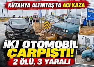 Kütahya’da acı kaza: 2 kişi hayatını kaybetti, 3 kişi yaralandı | Kaza anına ilişkin görüntüler