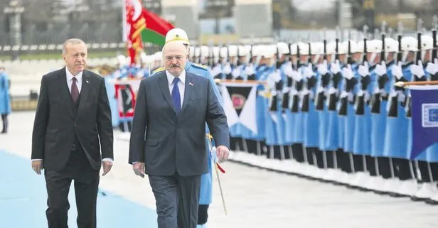 Başkan Erdoğan, Belarus Cumhurbaşkanı Lukasenko ile ortak açıklama yaptı