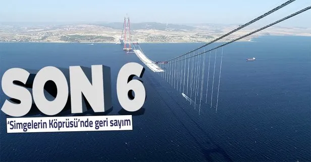 Tamamlandığında dünyanın en büyüğü olacak! 1915 Çanakkale Köprüsü’nde son 6 tabliye!