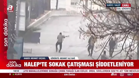 Halep'te sokak çatışması şiddetleniyor!