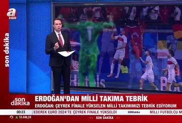 Başkan Erdoğan’dan A Milli Takıma tebrik