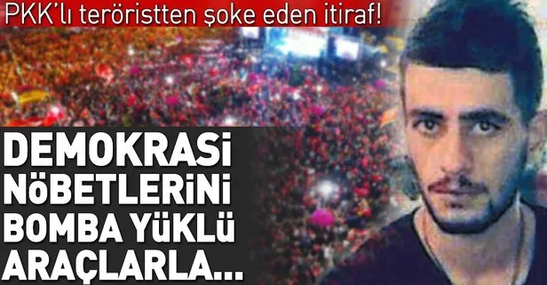 PKK’nın Demokrasi Nöbetine saldırı planı ortaya çıktı!