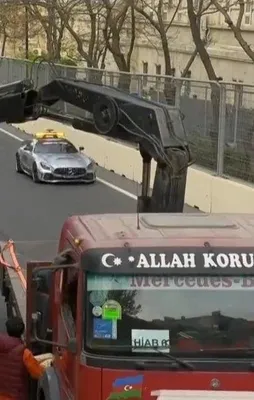 Formula 1 yarışına damga vuran çekici