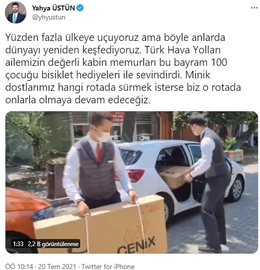 thy-kabin-memurlari-100-cocugun-bisiklet-hayalini-gerceklestirdi-1626769441153.jpg THY kabin memurları 100 çocuğun bisiklet hayalini gerçekleştirdi-1
