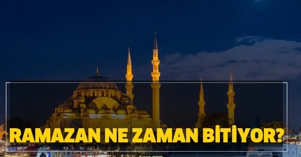 Ramazan ne zaman bitiyor? Bayram tatili kaç gün olacak 2020? Sokağa çıkma yasağı var mı?